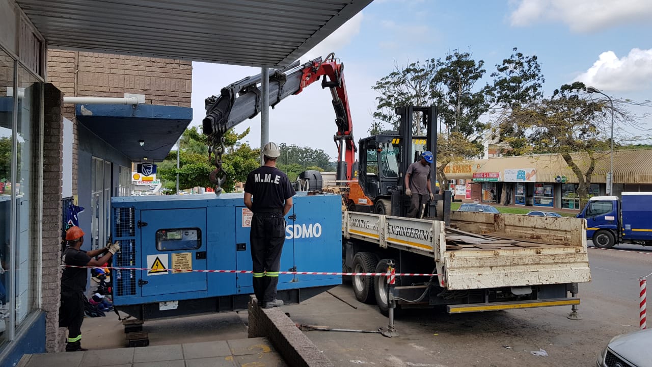 Rigging Genset Into Site
