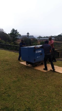 Generator relocation - moving the generator by hand