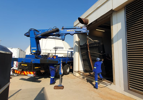 Generator Radiator Replacement at Sun Coast Casino